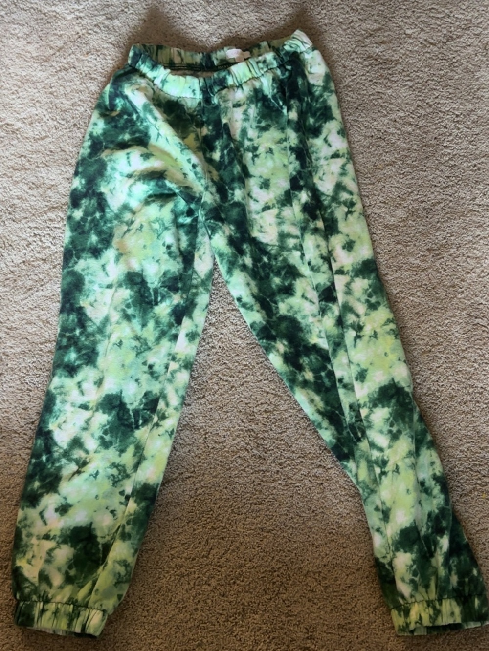 Colesie green tie dye sweatpants Size M 
Perfect condition